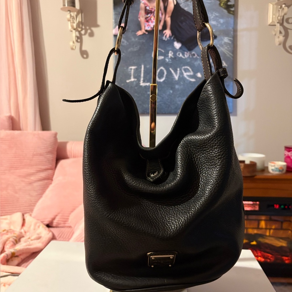 Dooney & Bourke Black Leather Shoulder Bag